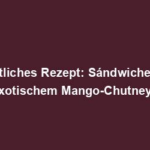 "Köstliches Rezept: Sándwiches mit exotischem Mango-Chutney"