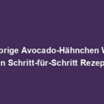"Knusprige Avocado-Hähnchen Wraps: Ein Schritt-für-Schritt Rezept"