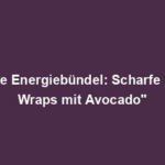"Leckere Energiebündel: Scharfe Chorizo Wraps mit Avocado"