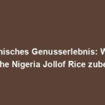 "Afrikanisches Genusserlebnis: Wie man köstliche Nigeria Jollof Rice zubereitet"