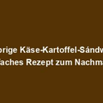 "Knusprige Käse-Kartoffel-Sándwiches: Ein einfaches Rezept zum Nachmachen!"