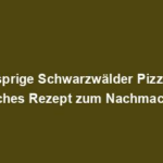 "Knusprige Schwarzwälder Pizza: Ein einfaches Rezept zum Nachmachen!"