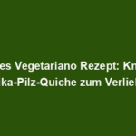 "Leckeres Vegetariano Rezept: Knusprige Paprika-Pilz-Quiche zum Verlieben!"